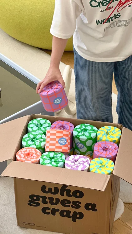 A box of loo rolls that lasts (and lasts)