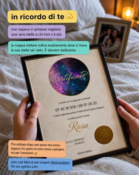 Il suo nome, ancora lassù. ⭐
