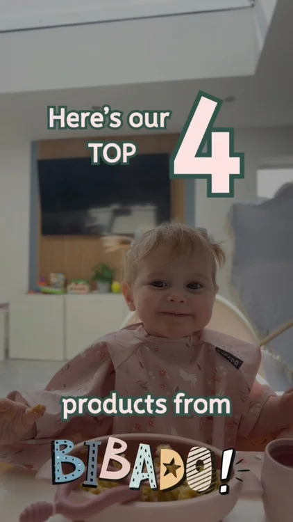 Our Top 4 @bibado must have items!! 

I’m so pleased with how far Felicity has come with her weaning journey. This time 1 year ago if you told me we’d be sharing our journey I definitely would not have believed you! She’s doing really well with pasta now and loves getting covered in the sauce 😆 

What weaning products could you not live without?