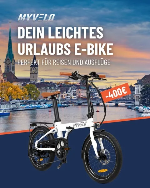 Zürich Elektro-Klapprad | -400 € 🚲