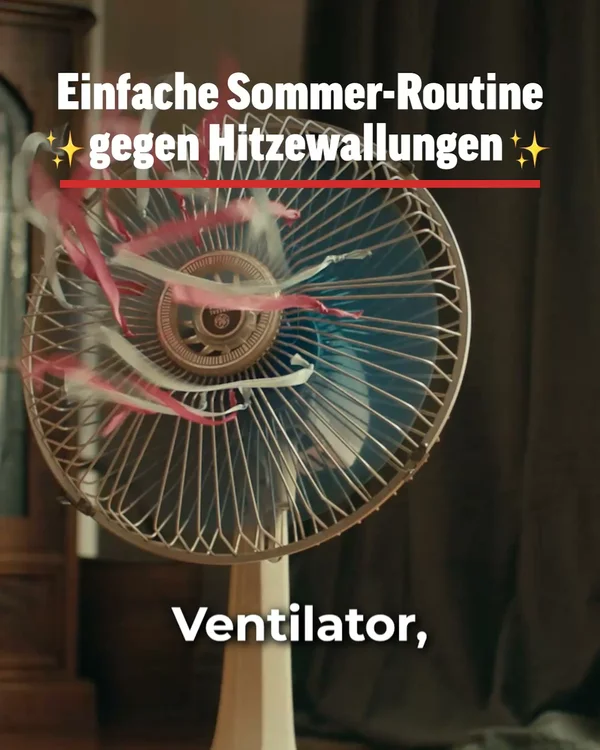 Ab 45 plötzlich Hitzewallungen, durchgeschwitzte Nächte und ständig gereizt? 🥵