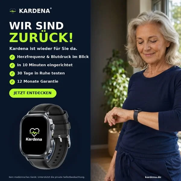 Kardena Gesundheitsuhren, SOS-Uhren, Smartringe und Zubehör