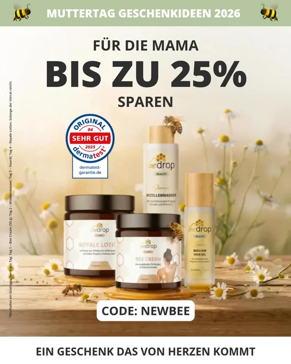 Muttertag Special: Spare bis zu 25% mit dem Code NEWBEE