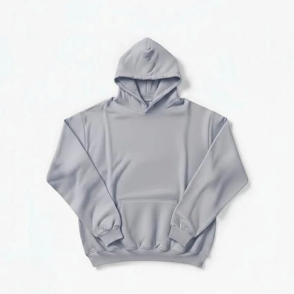 Felpa Hoodie ESSENTIAL 330grsm 100% Cotone NEUTRAL GREY - Taglia: XS