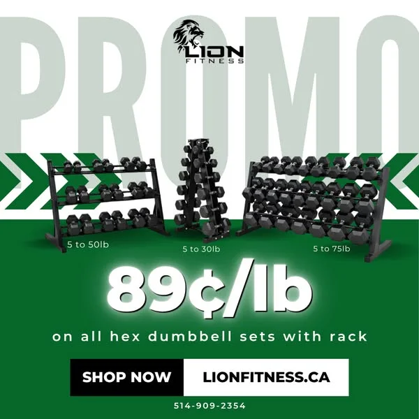 Dumbbell Sets with Rack at Only 89¢/lb 🔥
