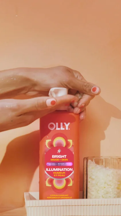 Nouveau gel douche OLLY.