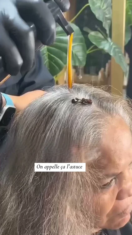 Cheveux blancs ? Effacés en un instant.