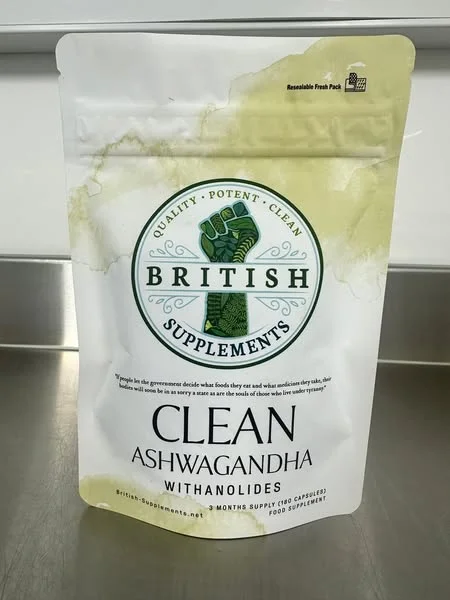 Clean Genuine Ashwagandha + Uptake Blend, 3 Month Supply (x180 Capsules)