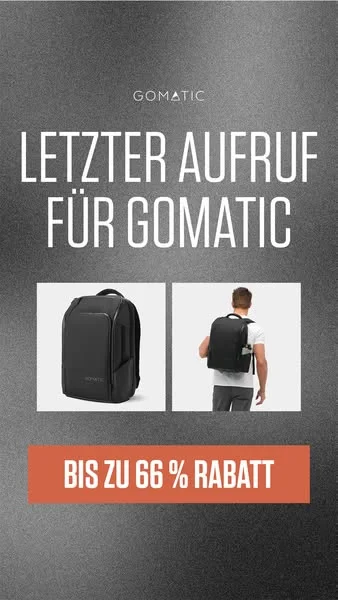 Finaler Gomatic-Sale, bis zu 66 % Rabatt