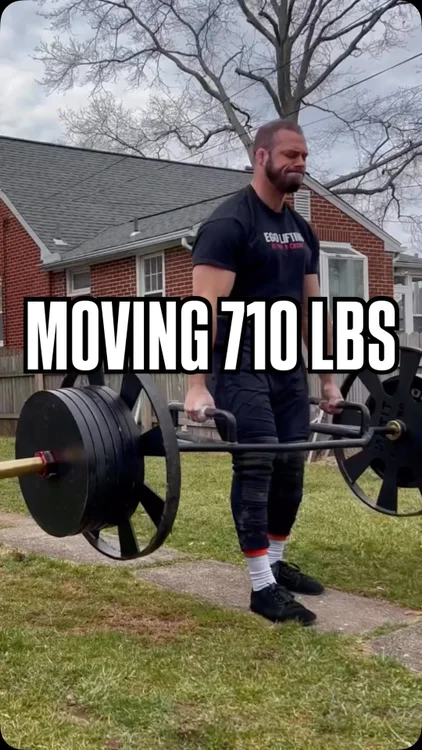 SEVEN HUNDRED AND TEN POUNDS. If you need someone to help you move your furniture, large appliances, or tow your car, @mikeymaybeme ‘s got you back. 

#stronglift #heavyweight #deadlift #bearfootshoes #710