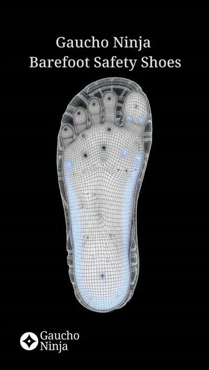 Handmade barefoot safety boots