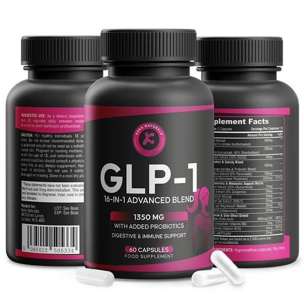 GLP-1 Appetite & Gut Supplement - Natural GLP With Probiotics