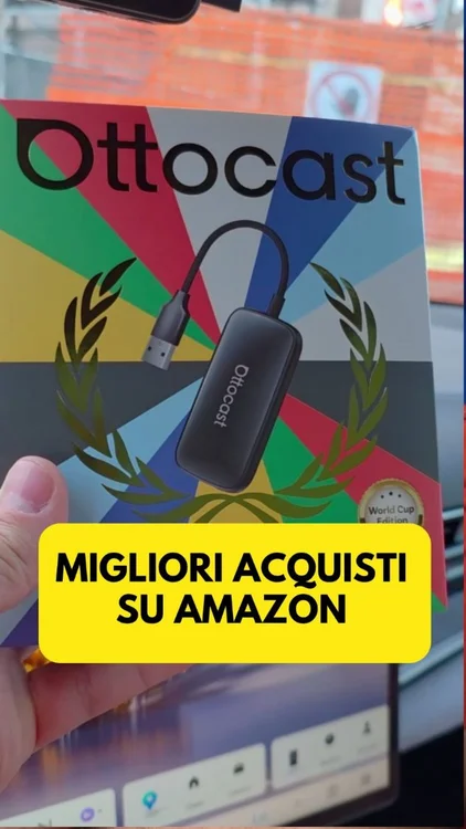😍 Commenta “VIDEO AUTO” per ricevere subito in privato il link di questo prodotto.

🚗 YouTube, Netflix, Prime Video e IPTV direttamente sullo schermo della macchina: questo dispositivo trasforma l’impianto originale dell’auto in un vero centro di intrattenimento e rende anche CarPlay e Android Auto completamente wireless 😍

💸 E non è tutto! Inserendo il codice sconto PHONETODAY10 ottieni il 10% di sconto.

#amazonfinds #amazonmusthave #ottocast #videoauto #carplay #androidauto #youtube #netflix #primevideo #iptv #auto #gadgets #amazonitalia #tech #caraccessories #shopping