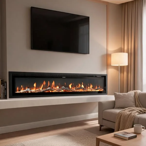 🔥 Electric Fireplace for Year-Round Ambience