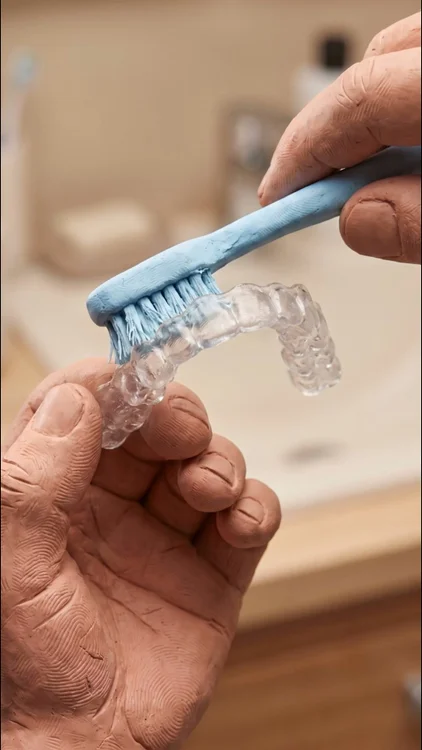 Cleans retainers, aligners, guards and more.