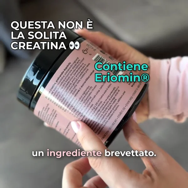 Finalmente la creatina che NON causa gonfiore! 💧🍃