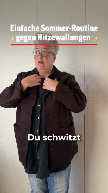 Ab 45 plötzlich Hitzewallungen, durchgeschwitzte Nächte und ständig gereizt? 🥵