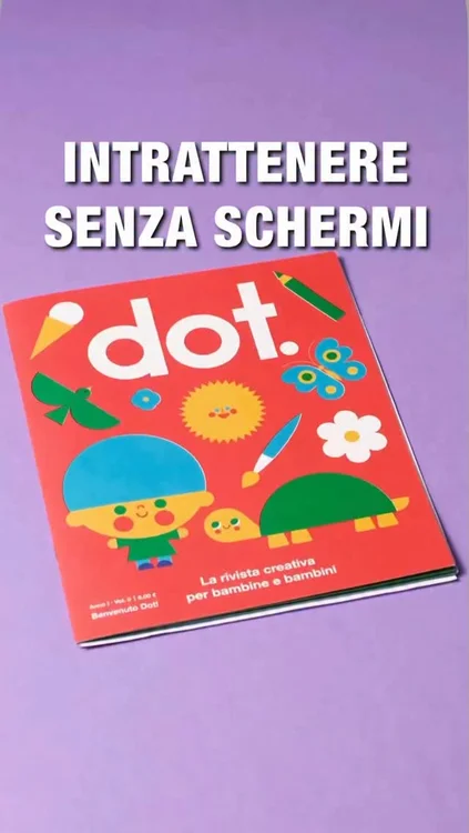 Da oggi Uppa.it offre un intrattenimento senza schermi a bambine e bambini: Dot, la rivista creativa da 2 a 5 anni, arriva ad aprile! 🥳

Storie, giochi e attività per scoprire il mondo e divertirsi lontano dagli schermi.

L’abbonamento ha un prezzo family-friendly e per chi lo sceglie entro ol 16 Aprile ci sarà in omaggio anche il numero zero.

Tutte le info su uppa.it 👈🏼 
Link in stories 

#COI #ADV #rivistaperbambini #bambinisenzadevice #creatività