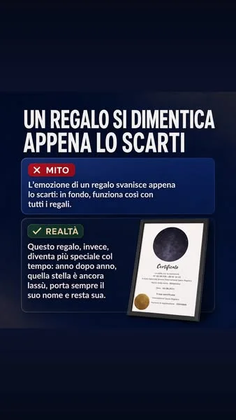 Tra un anno sarà ancora lì. Con il suo nome. ⭐