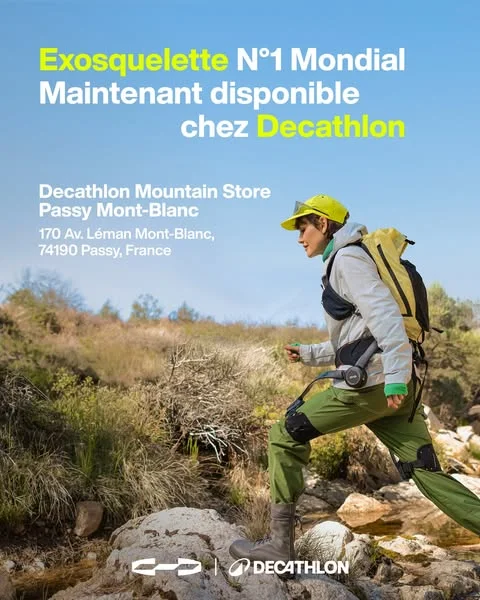 Hypershell est désormais disponible chez Decathlon !

Retrouvez dès maintenant Hypershell en ligne sur Decathlon.fr, ou venez le découvrir en magasin au Decathlon Mountain Store de Passy Mont-Blanc.

Venez l’essayer et découvrez une toute nouvelle façon de bouger en plein air!

📍 Decathlon Mountain Store Passy Mont-Blanc
170 Av. Léman Mont-Blanc, 74190 Passy, France

#Hypershell #Decathlon #Exosquelette #OutdoorTech #Randonnée