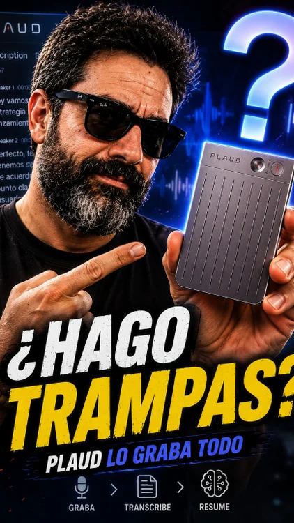 Publi. Os he mentido… hago trampas. 😅

En este Reel os enseño cómo utilizo PLAUD para recordar absolutamente todo lo que se habla en una reunión. Mientras yo me centro en la conversación, la IA se encarga de transcribirla, resumirla, identificar quién ha dicho cada cosa y organizar las tareas pendientes.

Yo utilizo tanto el PLAUD NotePro como el PLAUD NotePin S, según lo que me venga mejor en cada momento.

🎁 Con el código EDU10OFF tenéis un 10 % de descuento en ambos modelos.

🔥 Además, el PLAUD NotePin (modelo anterior) estará con un 30 % de descuento del 5 al 11 de agosto.

¿A vosotros también se os olvida lo que se ha hablado al salir de una reunión? 👀

#PLAUD #PLAUDNotePro #PLAUDNotePinS #IA #InteligenciaArtificial TDAH