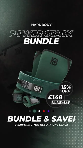 Hardbody Power Stack with Lever belt, Wrist Wraps & Knee Sleeves! 🚀