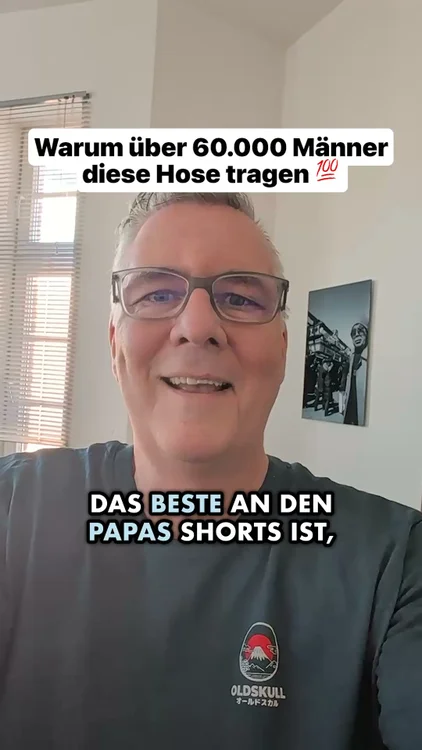 Sommerlich leicht - die Papas Shorts Flex Chino