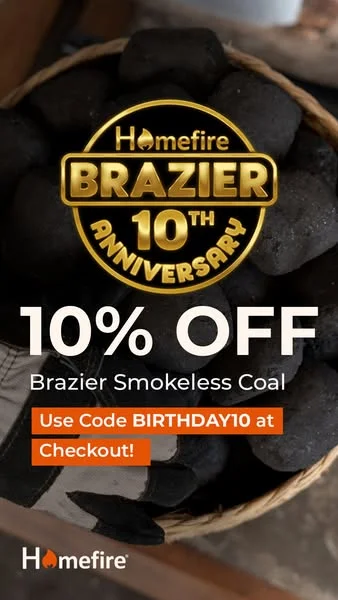 10% Off Brazier Coal