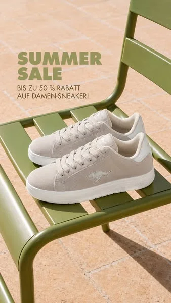 Bis zu 50 % auf Damen-Sneaker