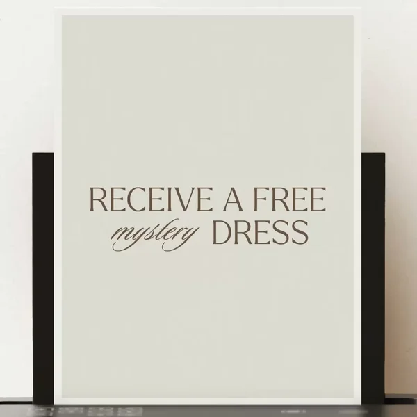 Limited-Time Mystery Dress Offer