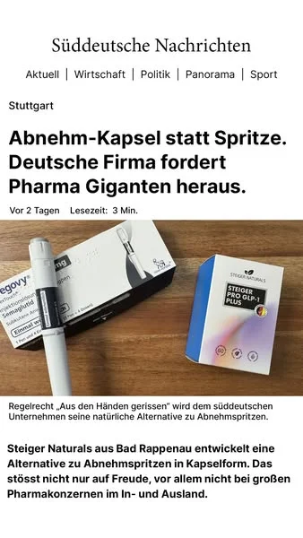 Abnehmkapsel statt Spritze. Pharma tobt.