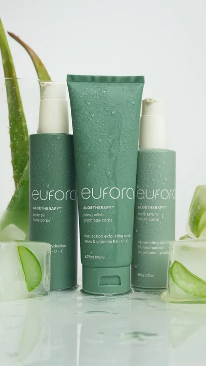 Meet the trio doing the most (so your skin doesn’t have to)

Body Polish: scrubs with AHAs, Vitamins B5, C, and E.

Body Oil: carries that same vitamin trio into a pure hydration format.

Body Serum: works overtime with 5% niacinamide, bio retinoid, and peptides.

Some decisions age well. This is one of them