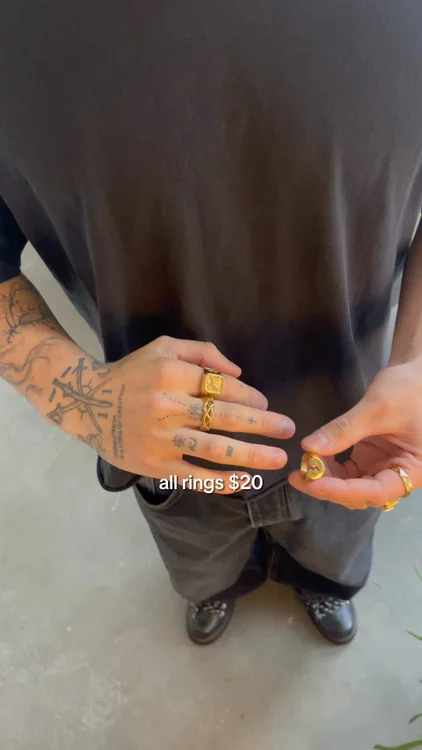 Rings starting from $20