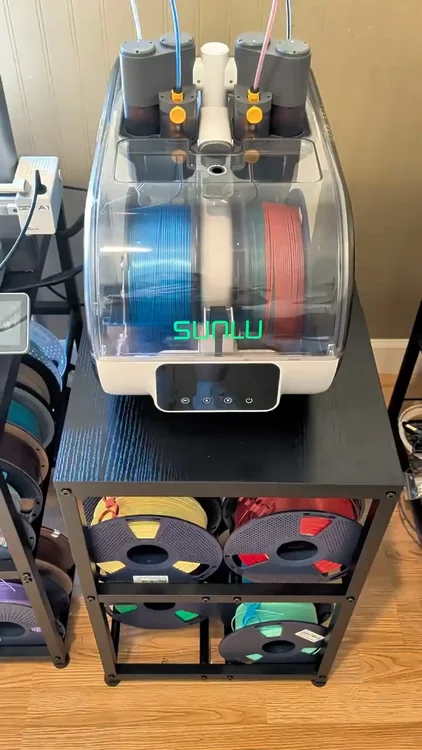 Before vs After: Upgrade your AMS Lite. 🔥

❌ Before:
Your AMS Lite stores and manages filament, but moisture can still affect filament condition over time.

✅ After:
The SUNLU AMS Lite Heater adds smart drying capability to help keep filament ready while printing.

🔥 Print & dry at the same time  
💧 Smart humidity monitoring  
🌡 Up to 70°C temperature control  

Same AMS Lite.
Smarter filament care.
More consistent prints.

#SUNLU #BambuLab #AMSLite #3DPrinting #FilamentDryer