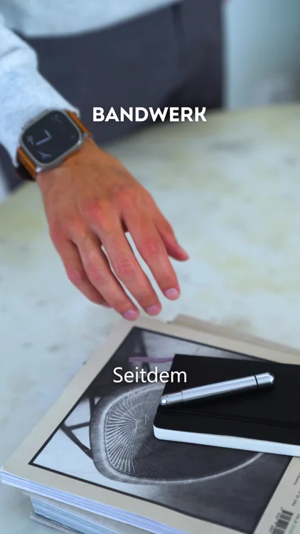 Handgefertigte Apple Watch Armbänder. Made in Germany.