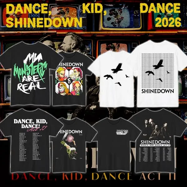 SHINEDOWN – DANCE, KID, DANCE ACT II

Order Here: https://mixtapetee.com/category/shinedown

✅ Premium Cotton Comfort
✅ Unisex Sizes S–5XL
✅ T-Shirts, Hoodies & More
✅ Fast Worldwide Shipping

⚡ Limited Edition – Grab yours before it’s gone!