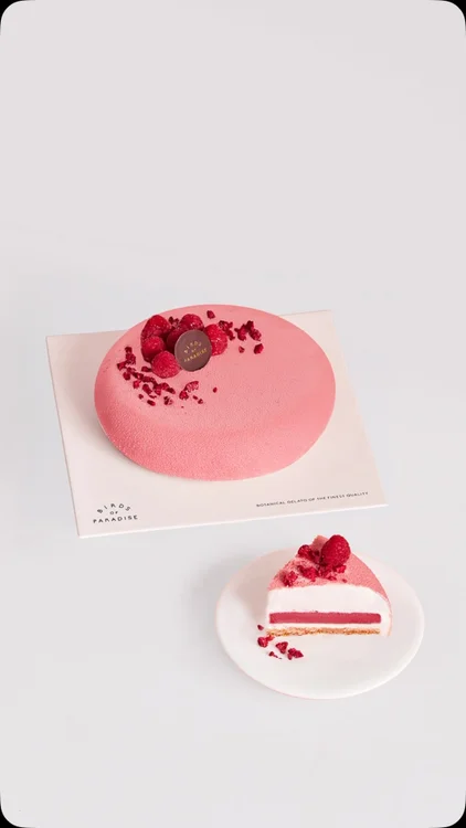 Celebrate life’s moments with Rhapsody, our Lychee Raspberry Gelato Cake crafted for every occasion. 🌸

Layers of Lychee Raspberry gelato, raspberry gelée, and Valrhona raspberry chocolate hazelnut crunch come together in every slice.

Available exclusively online.

#bopgelato #birdsofparadisegelato