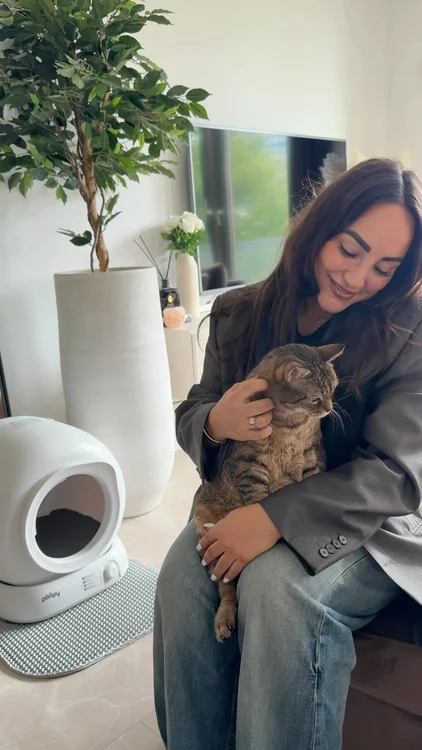 POV: je kat heeft een duurdere wc dan jij… en het was elke euro waard. 😹🐾 @getpoopy #katten #kattenvannederland #kattenliefde #kattenvaninstagram #automatischekattenbak