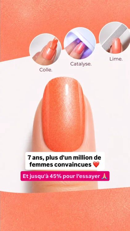 Des ongles d'institut en 15 minutes, sans rendez-vous