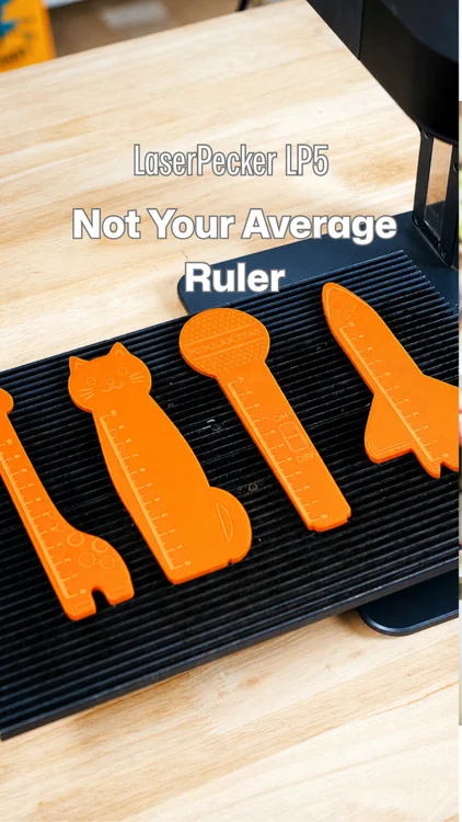 📏 Not Your Average Ruler — Create Fun Back-to-School Supplies with LaserPecker LP5

Who said rulers have to be boring? 🦒🐱🎤🚀

We turned orange acrylic into a giraffe, a cat, a microphone, and even a rocket — each one cut and engraved with LaserPecker LP5.

From playful shapes to engraved details, ordinary school supplies can become something kids will actually be excited to put in their backpacks. ✨

Make back-to-school essentials a little more fun — or turn your creative ideas into personalized products for the new school year.

What shape would you make? 👀

🔗 Link in bio.

#laserpeckerlp5 #BackToSchool #LaserPecker #LaserEngraving #DIYProject #personalized #makers #dıy #SMB #smallbusinesslife