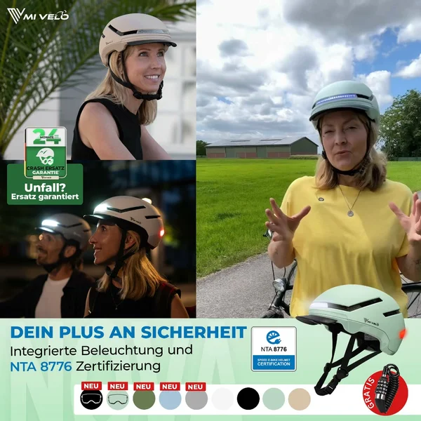 Sicher, stylisch & smart - NOVA Fahrradhelm mit LED