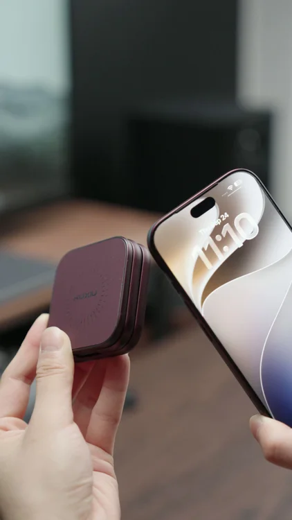 Your charging setup deserves a little Burgundy. 🍷