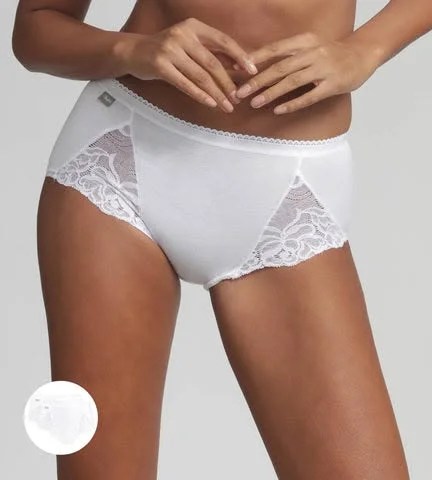 Lot de 2 culottes blanches Coton &and Dentelle