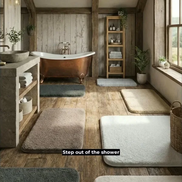 Thick Bathroom Rug