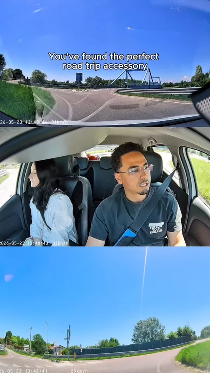 POV: you finally found the perfect #roadtrip accessory... 🛣️🚗
Dual 4K. 3 channels. Nothing gets missed.

Learn More🔗: https://bit.ly/3OaULja

#70mai #dashcam #70mai4KT800 #cartech