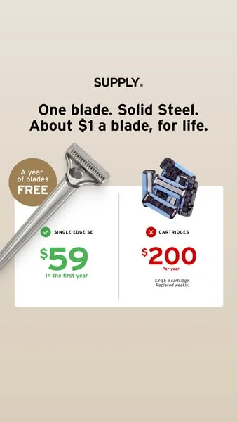 $59 once for the razor Blades about $1 each