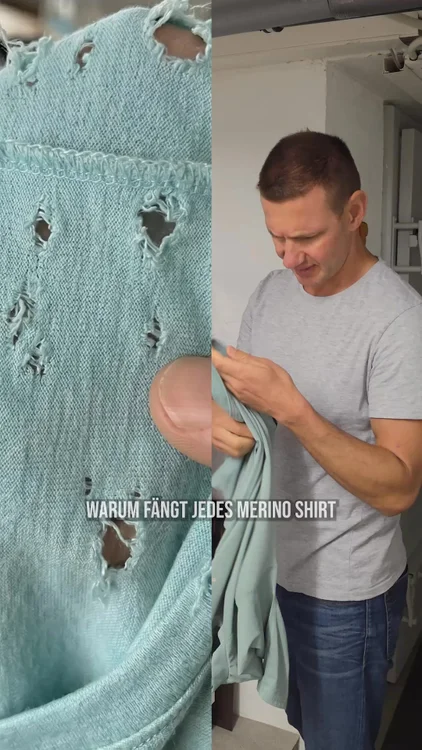 Das T-Shirt, dass länger frisch bleibt 🌱