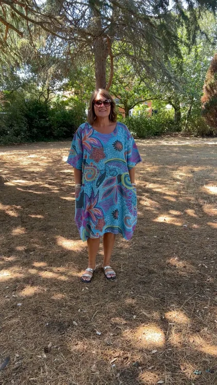 🌸 New Arrival Just Landed! 🌸

Meet your new go-to dress for effortless style and all-day comfort! 💙 Featuring a vibrant floral print in beautiful shades of turquoise, pink, and lilac, this relaxed-fit design is perfect for everything from weekend outings to holiday strolls.

✨ Made from 100% Italian lightweight cotton, it's breathable, soft, and ideal for keeping cool while looking fabulous. With its easy oversized fit and handy side pockets, it's a piece you'll reach for again and again.

💐 Now available on our website - but don't wait too long, these won't stay in stock for long!

🛍️ Shop now and add a splash of colour to your wardrobe today!

#NewArrival #ItalianCotton #EffortlessStyle