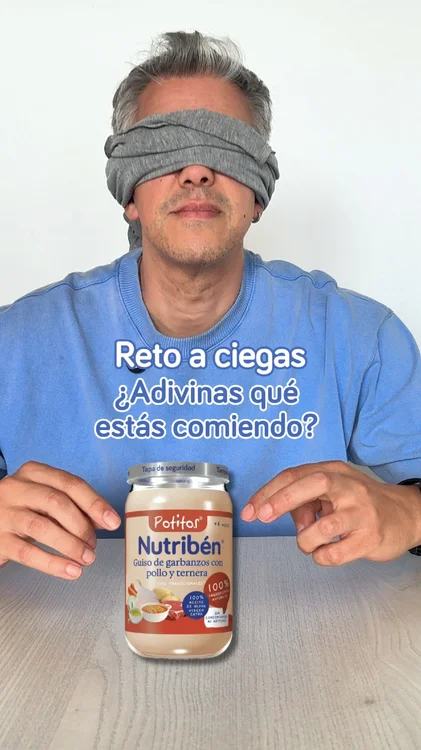 Prueban a ciegas nuestro NUEVO Potito de Guiso de Garbanzos con Pollo y Ternera y el veredicto es unánime: ¡sabe a guiso casero! 🍲

¿El secreto? Sabe a hecho en casa porque ES como hecho en casa. Elaborado con ingredientes 100% naturales: verduras, legumbres, carne y aceite de oliva virgen extra. Todo sin sal añadida ni conservantes. 🥕🍗

¿Crees que tú habrías adivinado los ingredientes? ¡Te leemos! 👇🏻

#RetoACiegas #ExpectativaVsRealidad #Potitos #ComidaBebe #AlimentacionComplementaria #AlimentacionInfantil #Nutribén