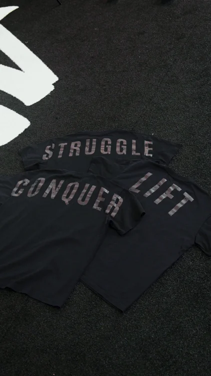 3 Katamu Tees for $110. For a Limited Time

- Ideal for training or casual wear
- Made from 100% premium 230gsm cotton
- Slight oversize fit (size up for true oversize)

Struggle. Lift. Conquer. Repeat.

Shop Now